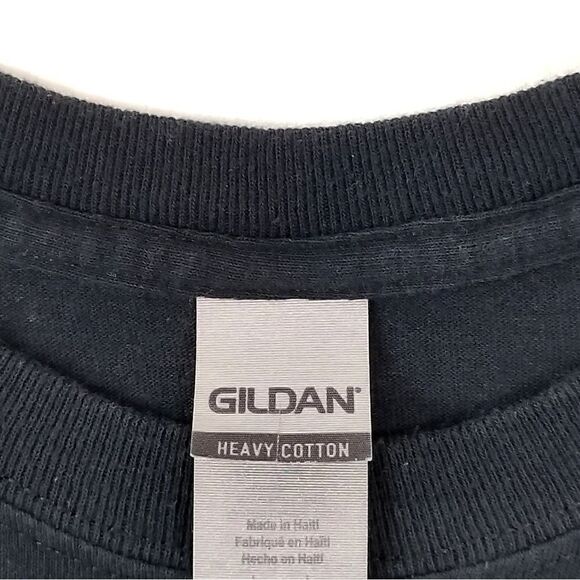 D.A.R.E. "Drug Abuse Resistance Education" Acid Washed "Cropped" Crop Top Tee - Picture 5 of 5